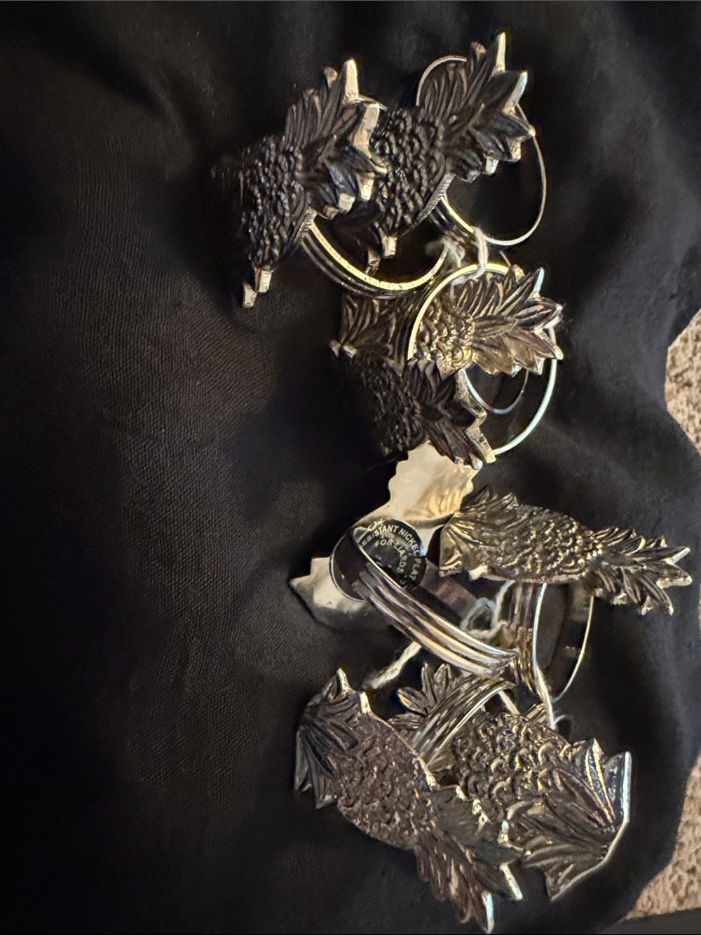 Tarnish Resistant Pineapple Napkin Holders